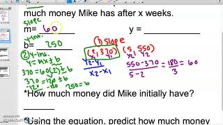 Linear Equations for Word Problems Part 1