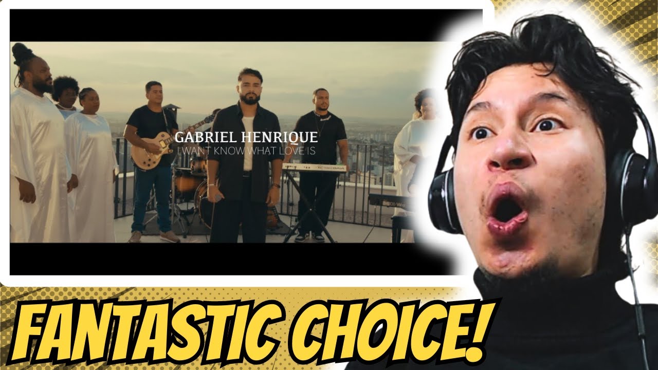 ARTIST REACTS! | I Want to Know What Love Is - Gabriel Henrique, Coral Black To Black