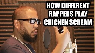 HOW DIFFERENT RAPPERS PLAY CHICKEN SCREAM (mobile app game) screenshot 5