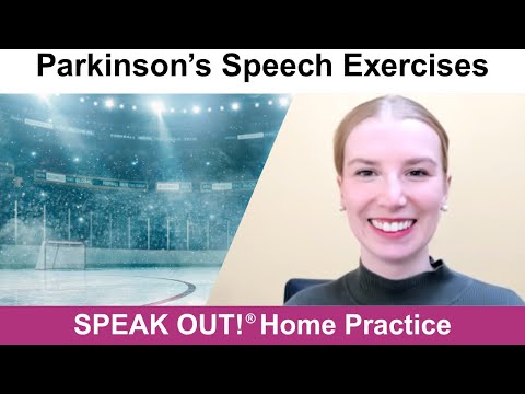 Parkinson’s Speech Exercises: ICE HOCKEY