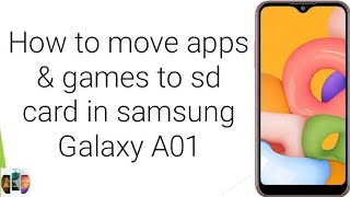 How to move apps & games to sd card in Samsung Galaxy A01 (without root) screenshot 4