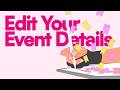 How to Edit Your Event Details on Gruve | Quick Update Tutorial