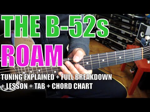 The B52s - Roam - Guitar Tutorial