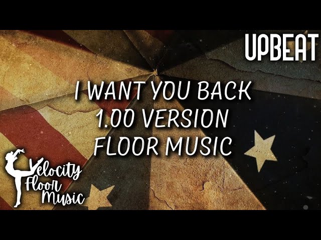 I Want You Back - The Jackson 5 - 1.00 XCEL Gold Floor Music - YouTube