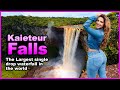 Biggest waterfall in the world  kaieteur falls  ecotourism  guyana  diana hernandez tv