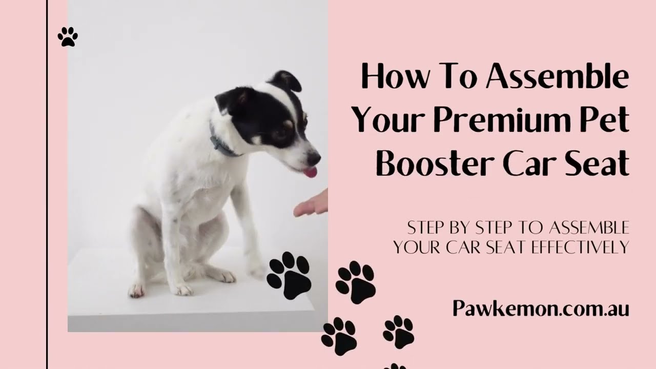 Premium Pet Booster Car Seat How to assemble