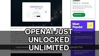 OpenAI Just Unlocked Unlimited ChatGPT Text Chats for Free Users