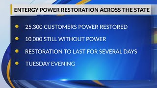 Entergy MS provides updates on power restoration