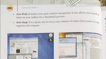 Class 7//Chapter 2//Details on windows 7(Aero features)Part 1