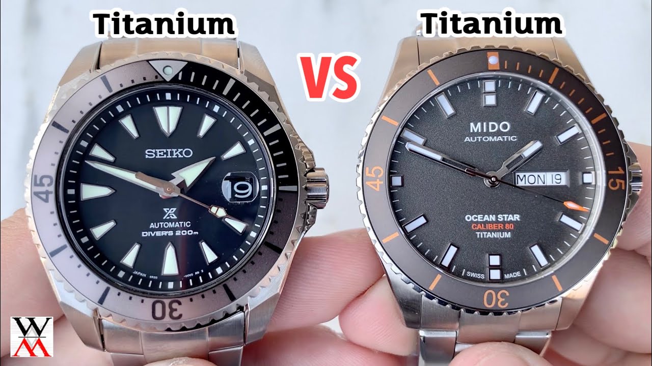 Seiko Shogun Titanium vs Mido Ocean Star Titanium - Wimol Tapae - YouTube