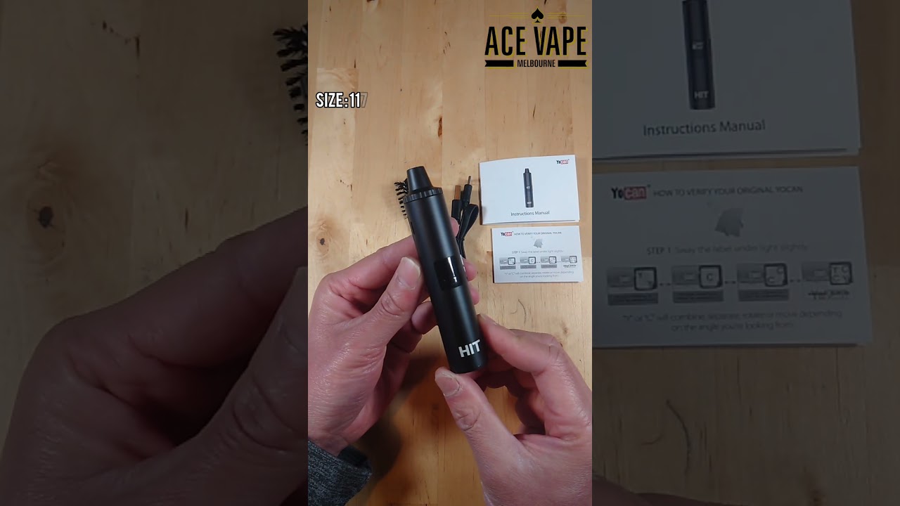 YOCAN HIT DRY HERB VAPORIZER UNBOXING