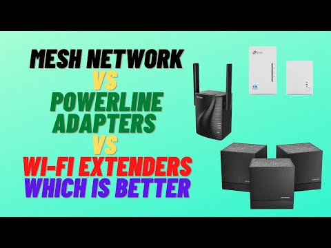 bøf Jeg vil have Gepard Mesh Network VS Powerline Adapters vs Wi-Fi Extenders - Which is Better -  YouTube