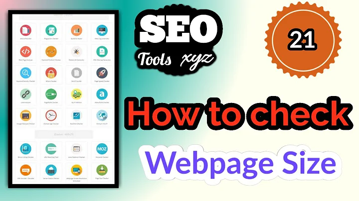 How to check webpage size? | SEO Tools XYZ