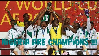 FIFA U 17 WORLD CUP 2013(THE FILM) NiGERIA ARE CHAMPIONS !!!