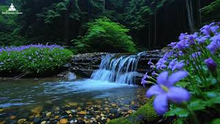 Calm Piano with Running Water Sounds | Stress Relief Music – Instrumental Background