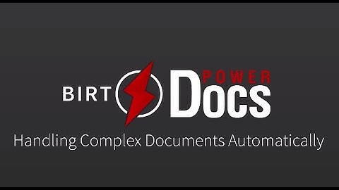 BIRT PowerDocs | Episode 2 : Salesforce1 Integration