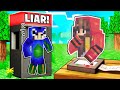 Using a lie detector on my brother in minecraft ft ayushmore