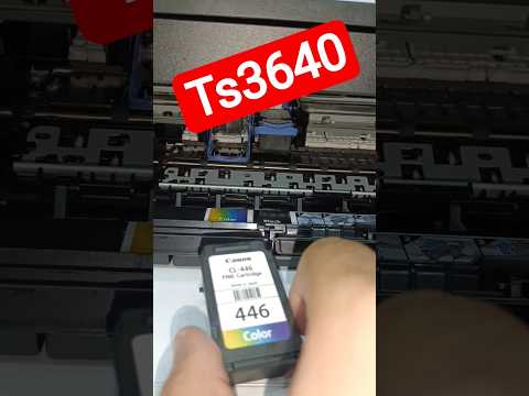 خطوات فك وتركيب خراطيش الحبر  3640