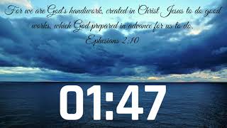5 mins countdown with bible verses