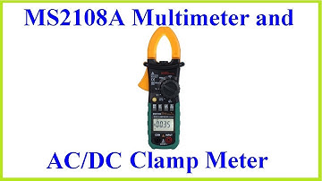 MS2108A Multimeter + AC/DC Clamp Meter
