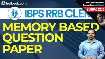 IBPS RRB Clerk Memory Based Paper Solved | IBPS RRB Decoders | Solve With Sachin Sir
