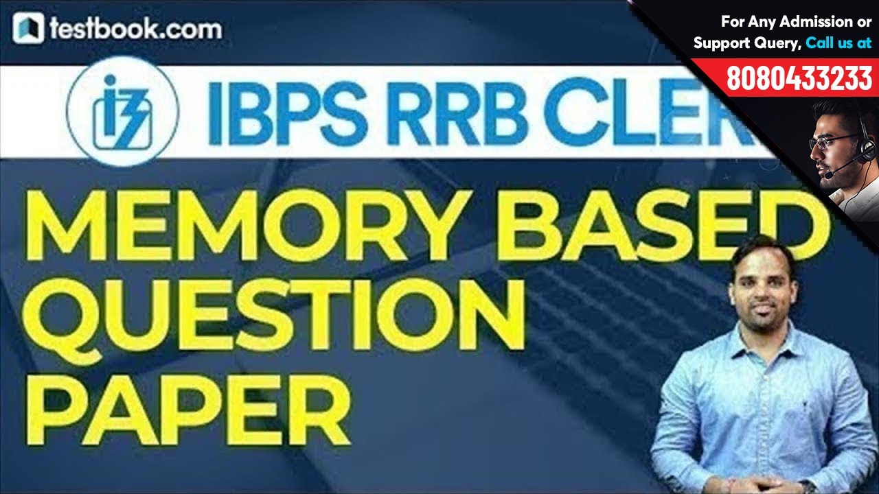 IBPS RRB Clerk Memory Based Paper Solved | IBPS RRB Decoders | Solve ...