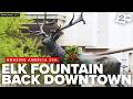 Elk Fountain statue's return downtown reflects Portland's history, resilience