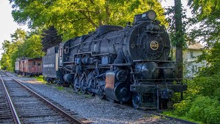 Pennsylvania 4483 2-10-0 steam engine and other vintage equipment in Hamburg NY 6-29-25