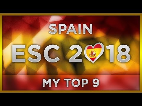 Top 10 Entries From Spain At The Eurovision Song Contest Youtube