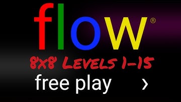Flow Free 8x8 Levels 1-15 (Classic Pack)