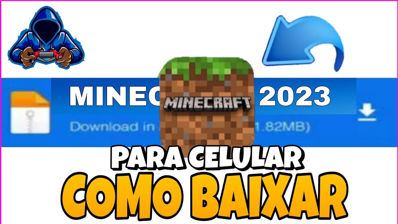 Como Baixar e Instalar Minecraft grátis no Celular Android 2023