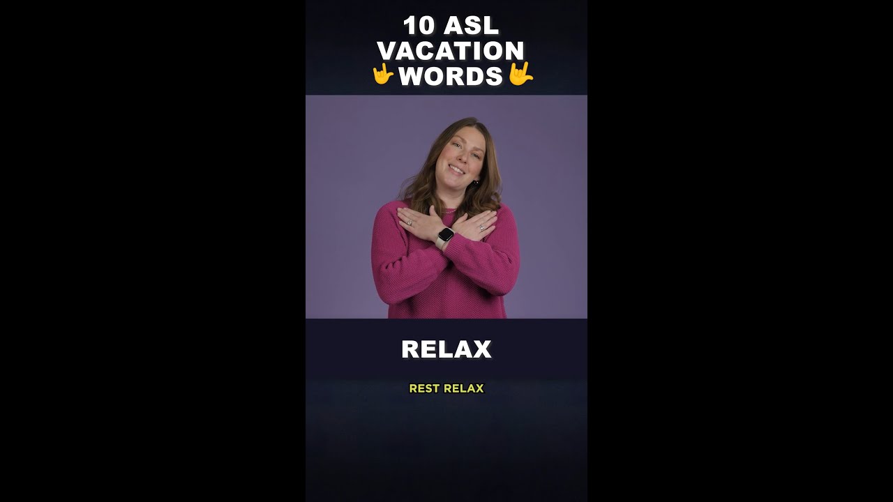 🤟 10 ASL Signs for Vacation - YouTube