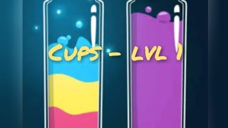 Cups - Water sort Puzzle || level 1 screenshot 1