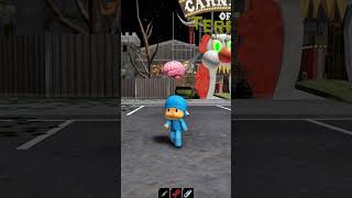Pocoyo vs The Carnival of terror Obby 🧠 #roblox #shorts