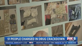 51 people charged in drug crackdown
