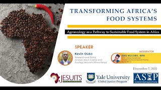 Kevin Ouko on African Food Security: Agroecology as a Pathway to Sustainable Food System in Africa