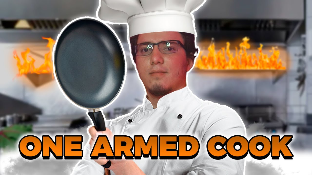 ¡Cocinando con una sola Mano! 😅🍳 |  One-armed cook