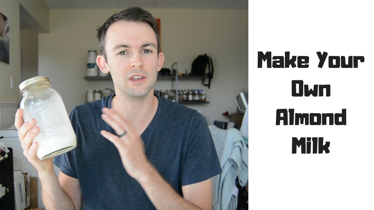 How To Make Almond Milk Recipe 9 YouTube
