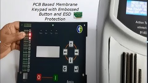 Rangvishwa Best Quality PCB Based Membrane Keypad with Embossed Button and ESD Protection