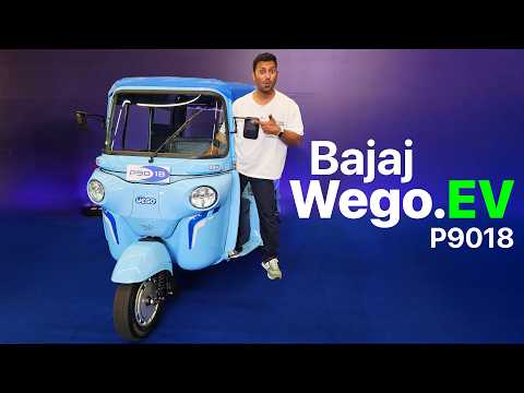 India’s Biggest Electric Auto! Bajaj Wego P9018  | Full Walkaround हिंदी में |price, Range, Features