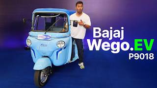 India’s Biggest Electric Auto! Bajaj Wego P9018  | Full Walkaround हिंदी में |price, Range, Features