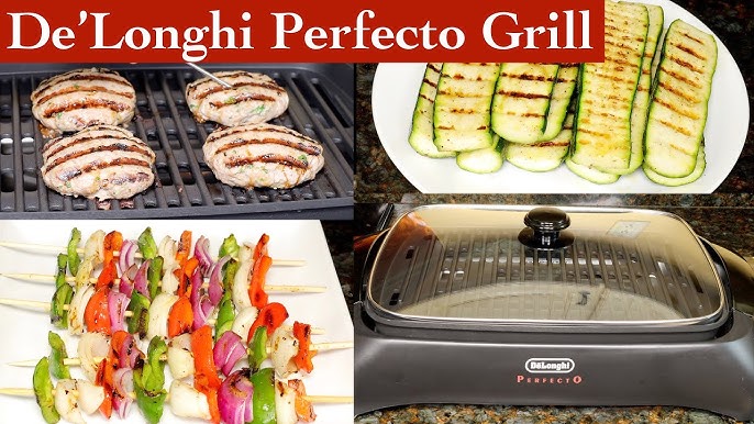 DeLonghi BG24 Perfecto Indoor Electric Grill 192Sq. inch. Cooking Area -  Office Depot