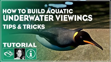 ▶ How to build an Underwater Viewing Gallery in Planet Zoo Tutorial | Tips & Tricks |