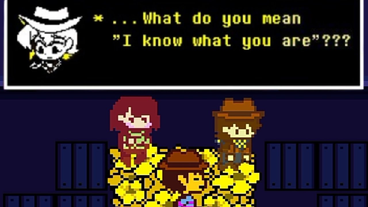 UNDERTALE RED & YELLOW 2.0 - "I know what you are" - Chara & Clover Talks