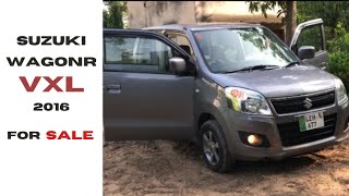 SUZUKI WAGON-R VXL 2016 MODEL FOR SALE | Used Car For Sale | WAGON-R Review
