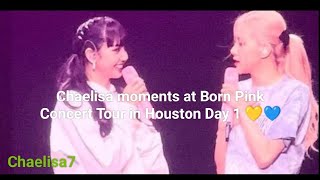 Chaelisa is back!!! Finally cold war has ended 😭💙💛🥰 @ Born Pink Concert in Houston day 1.