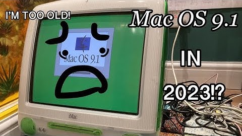 Using Mac OS 9.1 in 2023