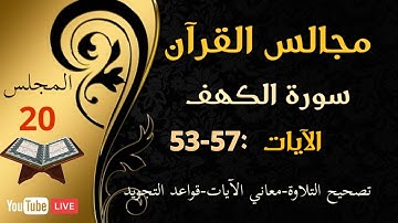 مجالس القرآن: سورة الكهف: الآيات 53- 57
