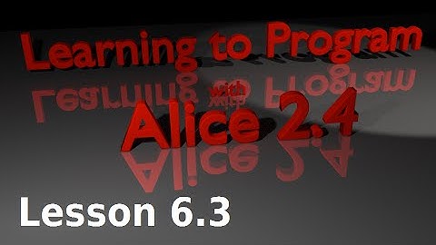 Alice Tutorial 2.4 Lesson 6.3 - Nested Do Together (Horse Race Animation)