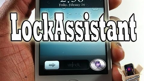 LockAssistant - Launch Siri Using iOS 5 Lockscreen Camera Button